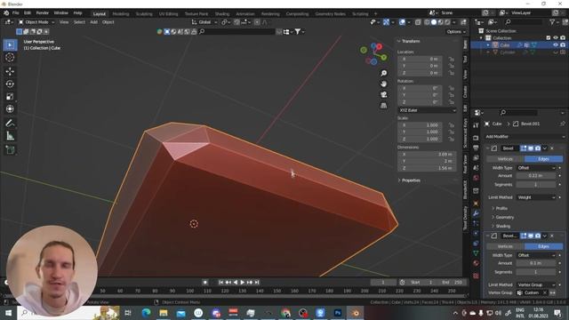 Blender - Модификатор Bevel - Полный разбор