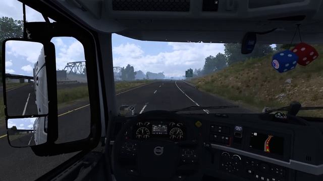 American truck simulator 1.49 beta ➤ Оклахома - Техас [GTX1080Ti 1440р] смотреть онлайн