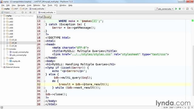 08 04 Submitting multiple queries смотреть онлайн