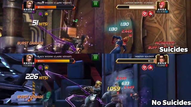 Suicide Masteries Vs No Suicides Damage Comparison! | Are They Worth It? | Contest Of Champions смотреть онлайн