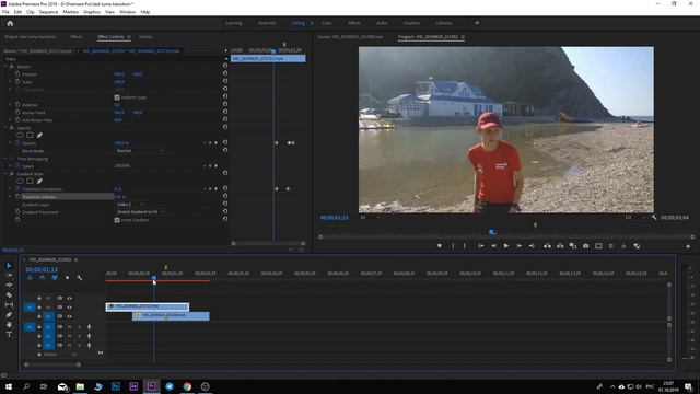 Luma fade transition / Переход luma fade в Premiere Pro Gradient wipe смотреть онлайн