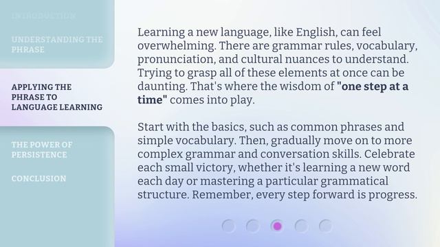 Taking It One Step at a Time: Mastering English Phrases смотреть онлайн
