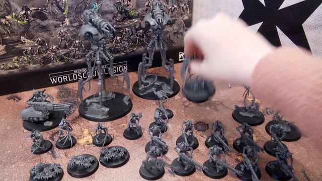 Necrons Battleforce Assembled - Worldscour Legion for Warhammer 40,000 смотреть онлайн