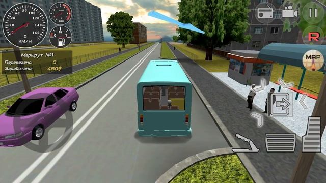 СТАЛ ВОДИТЕЛЕМ АВТОБУСА/Симулятор автобуса 3D 2016 смотреть онлайн