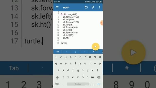#2 Python Turtle Designed Circle Sample #python #gui смотреть онлайн