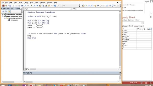 Database VBA Username and Password Form смотреть онлайн