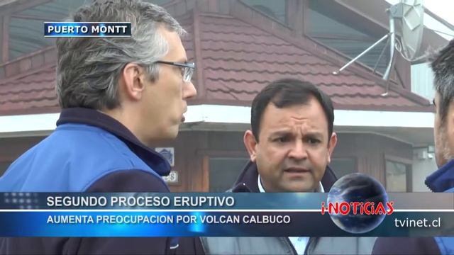 Segunda erupción del Calbuco incrementa preocupación por posibles lahares o aluviones смотреть онлайн