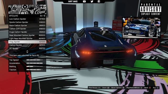 Fate Of The Furious | Subaru BRZ | GTA V Car Build Tutorial (SPECTER CUSTOM) смотреть онлайн