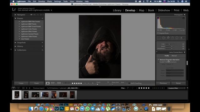 Съемка студийного брутального мужского портрета и обработка в lightroom и photoshop в стиле draga смотреть онлайн