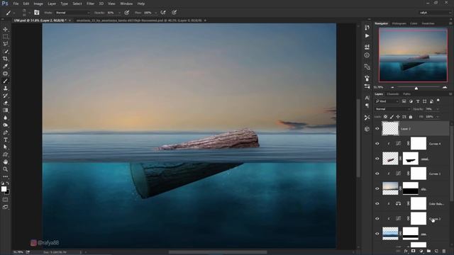 Surreal Fantasy Photoshop Manipulation Tutorial [Under Water] смотреть онлайн