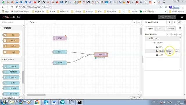Node-Red ESP32 Tutorial смотреть онлайн