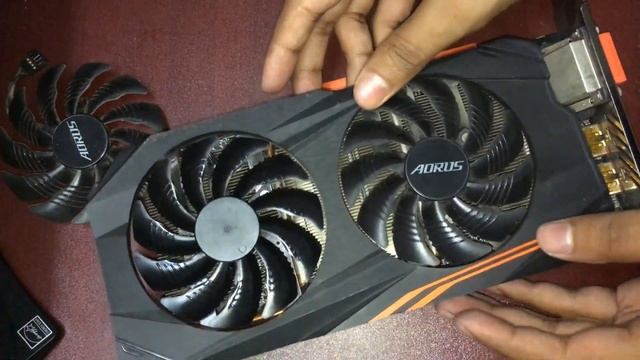 AORUS GIGABYTE RADEON RX 580 Fan Replacement смотреть онлайн