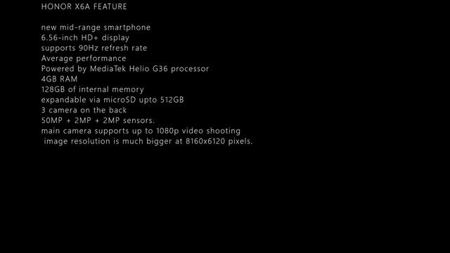 HONOR X6A SPECS, BATTERY ,DISPLAY DETAILS LEAKS смотреть онлайн