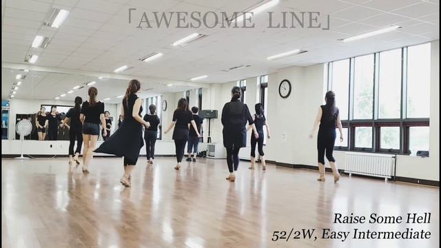 Raise Some Hell Line Dance - Ria Vos (Easy Intermediate Level) смотреть онлайн