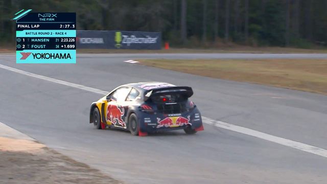 Timmy Hansen vs. Tanner Foust | Nitro Rallycross Battle Bracket Round 5 Day 1 смотреть онлайн