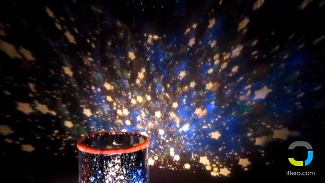 Ночник проектор звездного неба Star Beauty в действии смотреть онлайн