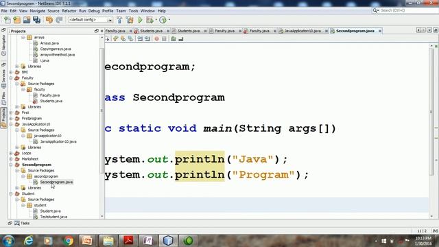 Tutorial2 JAVA Programming 1 смотреть онлайн
