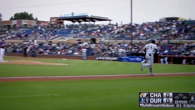 Charlotte Knights' Yermin Mercedes hits home run vs. Durham, 7/23/21 смотреть онлайн