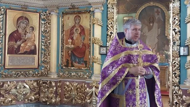 слово в день Отдания праздника Воздвижения Животворящего Креста Господня. смотреть онлайн