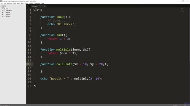 PHP Tutorial | Function #8 смотреть онлайн