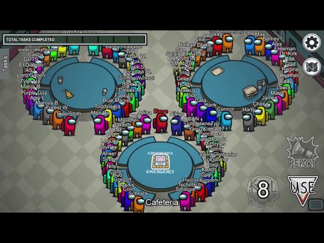AMONG US but with 100 players