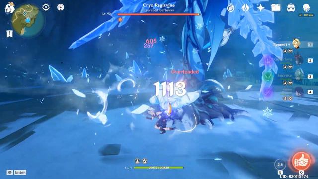 Raiden Shogun The Catch R5, Bennet, Sucrose, Sara смотреть онлайн