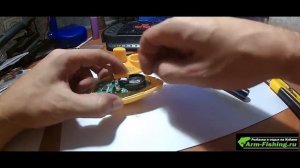Разбираем датчик эхолота lucky FF718