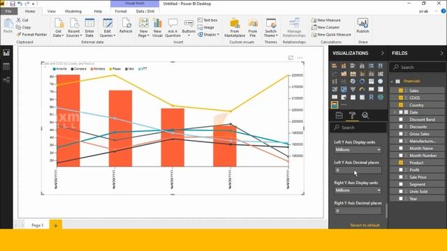 custom visuals In Power BI || kpi chart by kavin custom visual in power bi desktop смотреть онлайн
