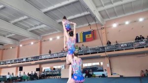 Женская тройка 13-19, акробатика. 31 октября 2021