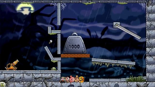 МОНСТРЫ игра в стиле ЭНГРИ БЕРДС | ROLY POLY MONSTERS game kids смотреть онлайн