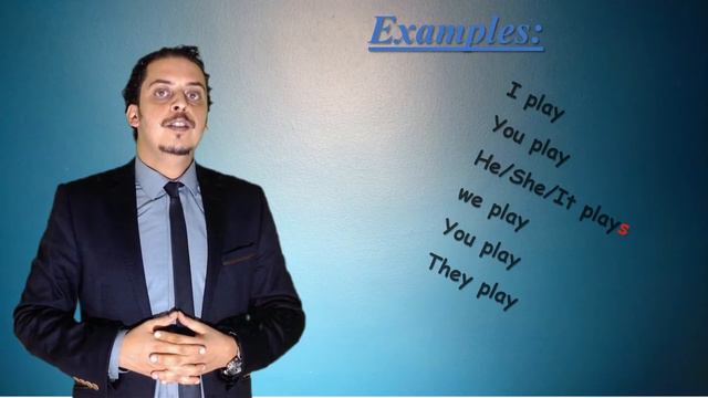 (PRESENT SIMPLE TENSE ) شرح بسيط لل смотреть онлайн