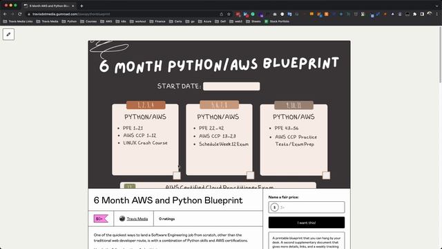 AWS and Python Coding Blueprint | Learn to Code In Six Months смотреть онлайн
