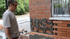 Монтаж фасадных панелей "Кирпичный Шпон"