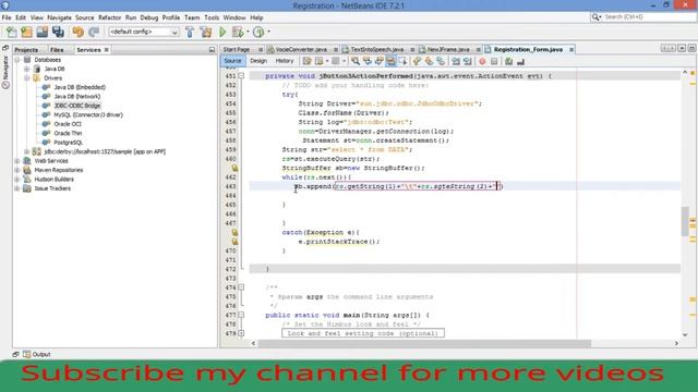 Data Accessing From Database To Java Application in Netbeans смотреть онлайн