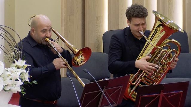 Harmony Trombone quartet - Good news смотреть онлайн