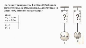 Решение задач по теме "Сила тяжести. Сила упругости. Вес тела"