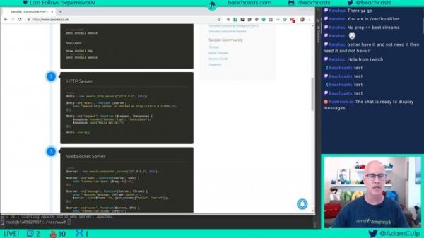 Add Swoole module to PHP in Docker - Beachcasts LIVE!