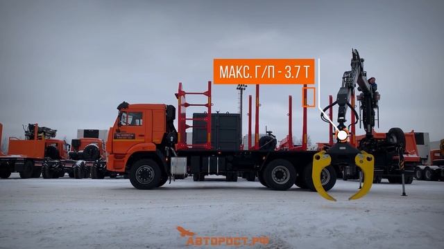 KAMAZ 65111 Сортиментовоз с КМУ МАЙМАН 110 S