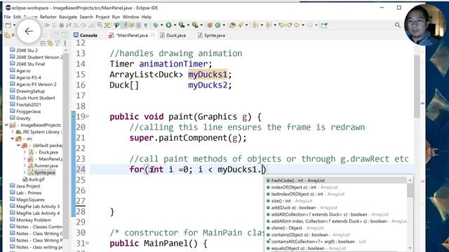 AP CSA : JFrame + Images + Arrays + ArrayList смотреть онлайн
