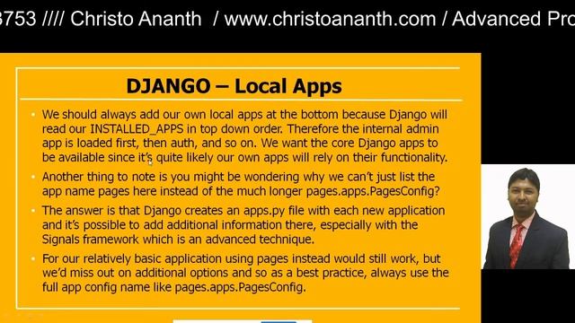 Christo Ananth - Hello World app: Initial Set Up, Create an app, Views and URLConfs, Git, Bitbucket смотреть онлайн