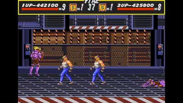 Streets of rage playthrough 2 players Axel & Axel using Game genie смотреть онлайн