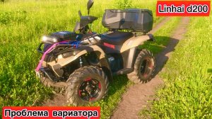 Проблема вариатора на 200 кубовом квадроцикле. Грузики 13 грамм