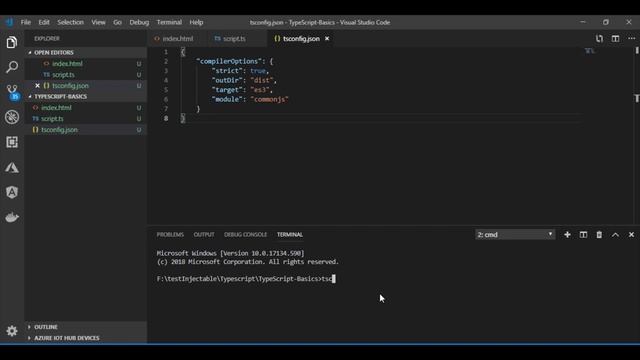 Typescript Refresher | typescript configuration file смотреть онлайн