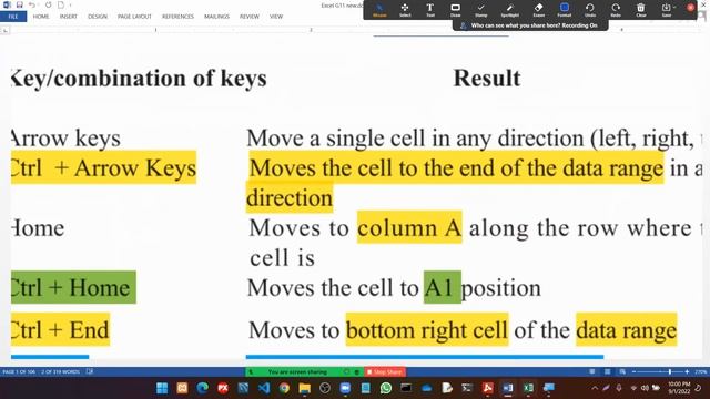 1 Excel Shortcuts Cell Range Basic Formatting смотреть онлайн