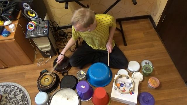 Барабанная установка своими руками смотреть онлайн