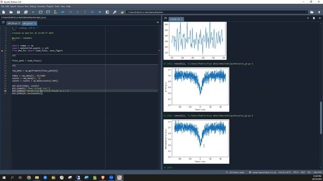 Loading, plotting, and fitting data using python смотреть онлайн