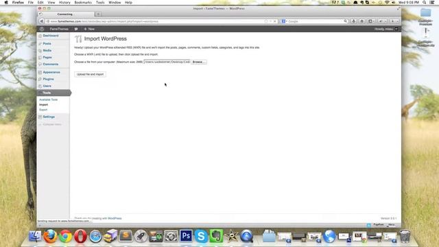 Import Wordpress Data смотреть онлайн