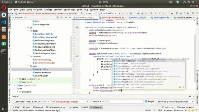 Github User App Android Part 5 - Menampilkan Favorite User смотреть онлайн