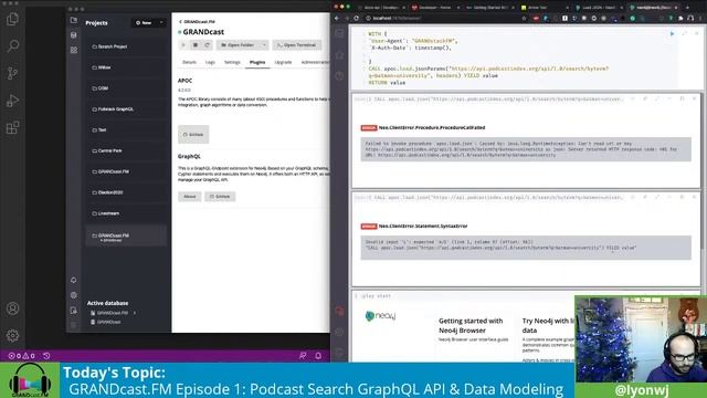 Podcast Search GraphQL API | Building A GRANDstack Podcast App: Episode 1 смотреть онлайн