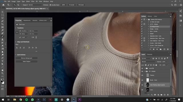 Photoshop 2020 Full Portrait Tutorial (Dodge & Burn, Color Grading, Skin Retouching) смотреть онлайн